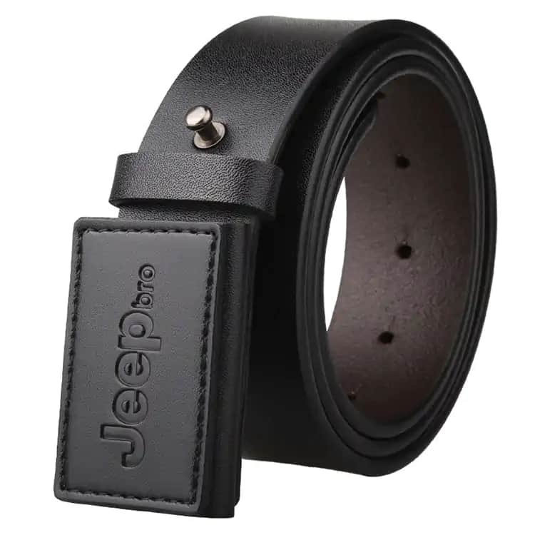 B251 Jeep bro Genuine Leather Belt for Men