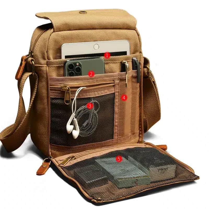 B1017 XINCADA Shoulder Short trip Crossbody bag For Men
