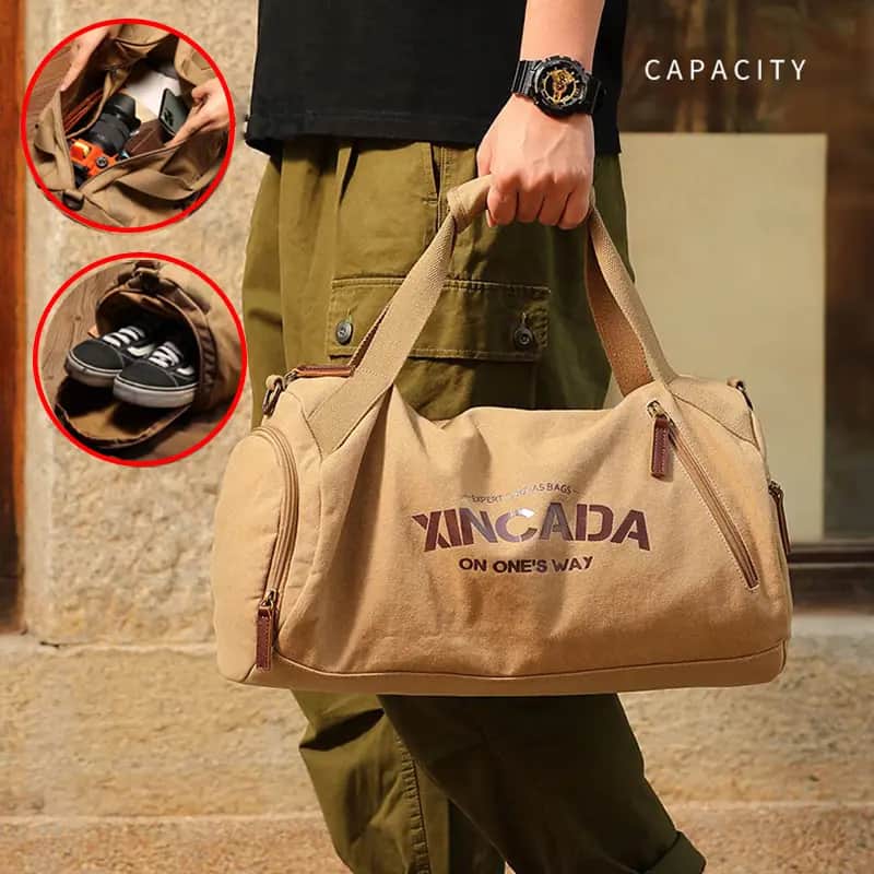B1004 Large Capacity Canvas Travel Bag