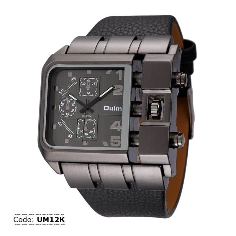 UM12K Oulm 3364 Large Dial Military Style Watch