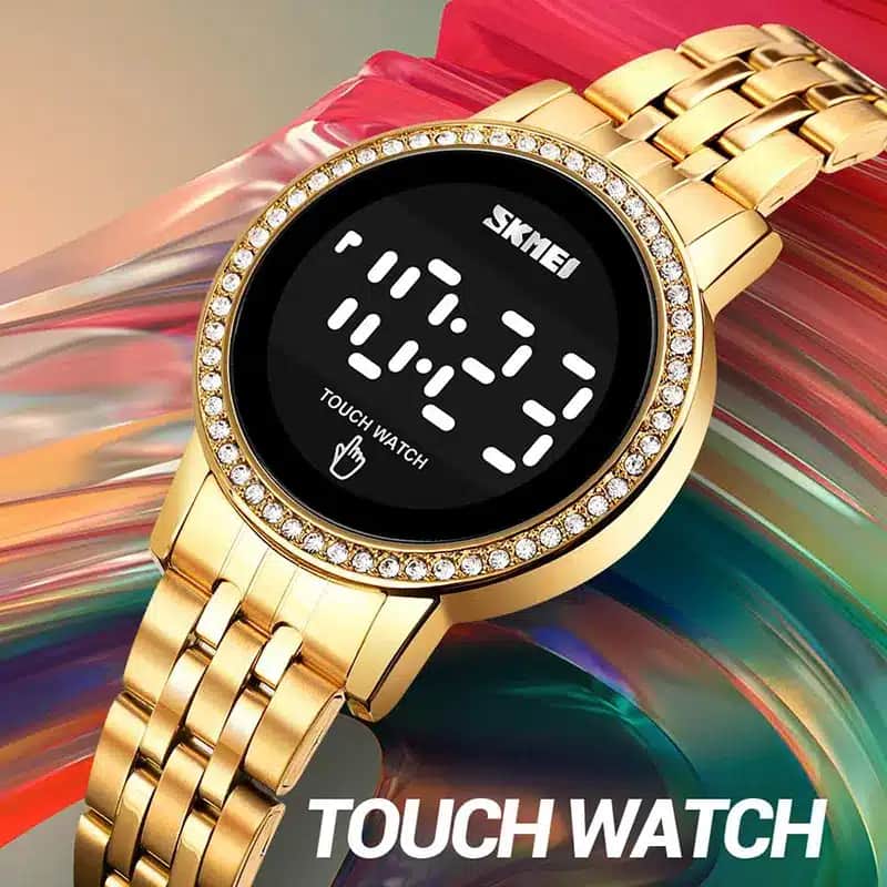 SK67G SKMEI 1669 Digital Touch Watch for Women