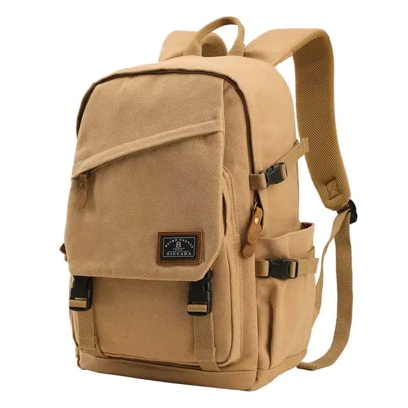 B1021 Canvas Backpack Trendy Street Style