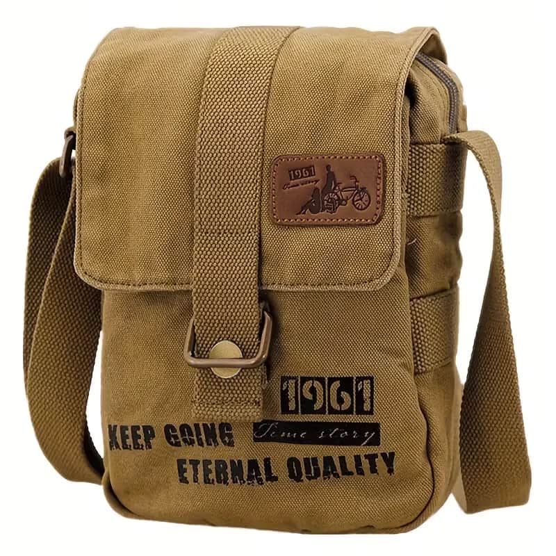 B1057 XINCADA Premium Canvas Crossbody Sling Bag