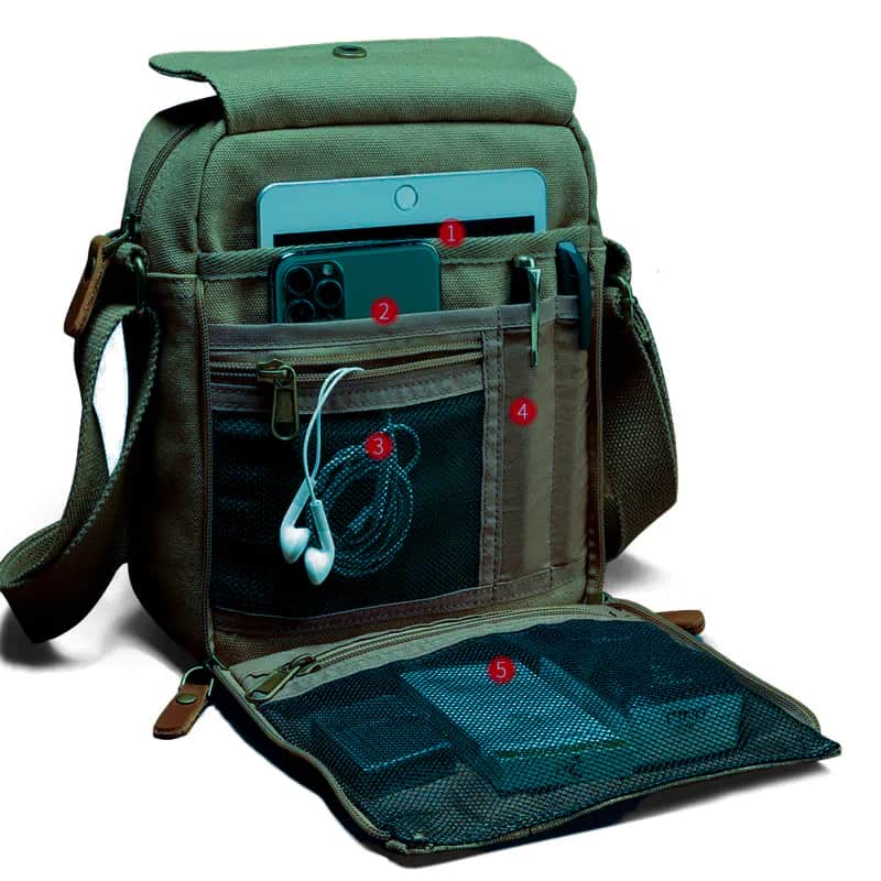 B1049 XINCADA Shoulder Short trip Crossbody bag For Men