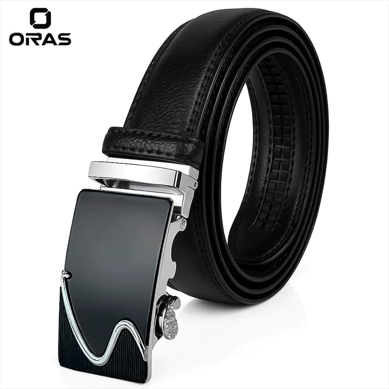 B641 Oras Genuine Leather Automatic Buckle Belt