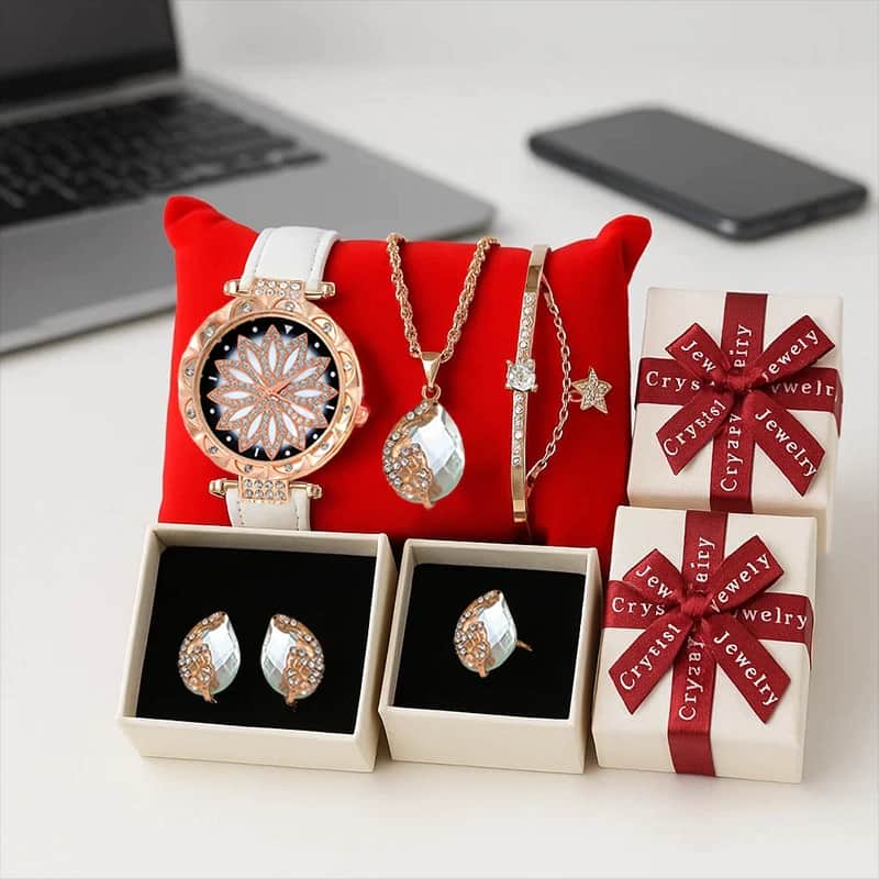 K1063 5PCS Luxury Watch Set for Women