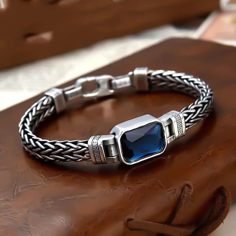 C205 Retro Royal Blue Stone Premium Bracelet