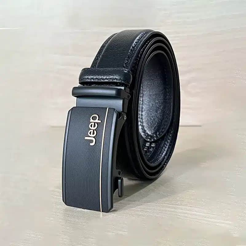 B252 Jeep Genuine Leather Automatic Buckle Belt