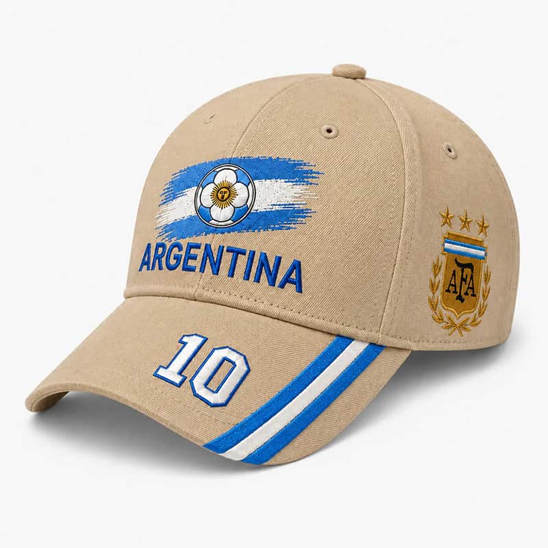 CP1333 Argentina Football Fan Premium Embroidery Cap