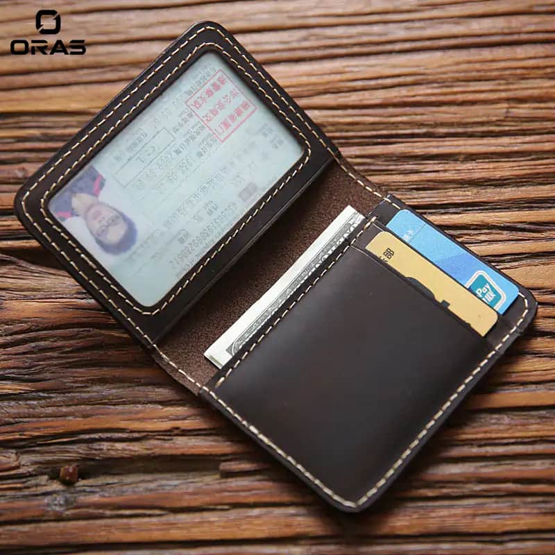 R1009 ORAS Genuine Leather Card Holder Wallet