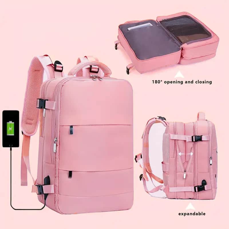B1044 Expandable Large Capacity Backpack For Men And Women