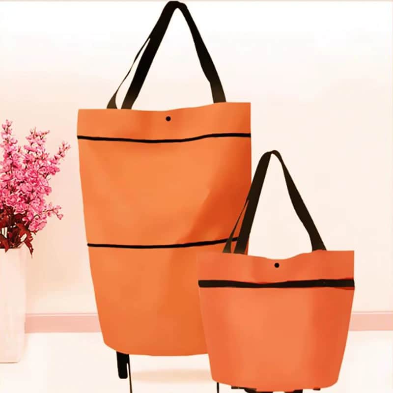 B1046 Foldable Shopping Bag with Wheels