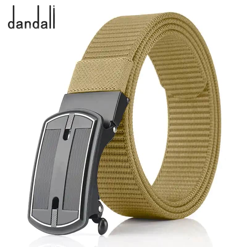 B245 Dandali Nylon Durable Metal Automatic Buckle Belt