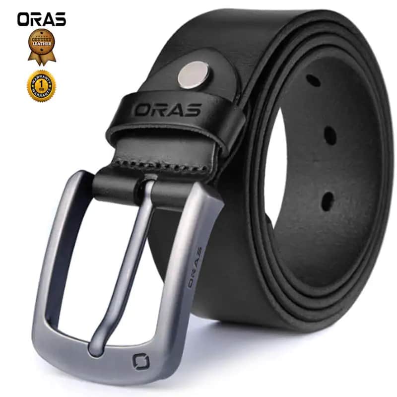 B621 ORAS Genuine Leather Belt for Men