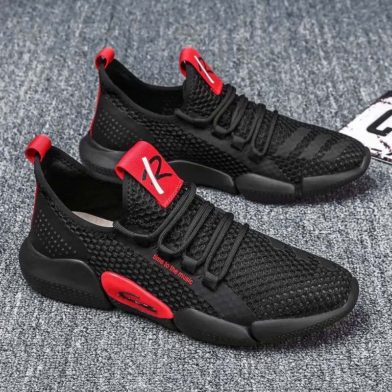 Z1007 Trendy Casual Sneakers – Breathable Running Shoes for Men