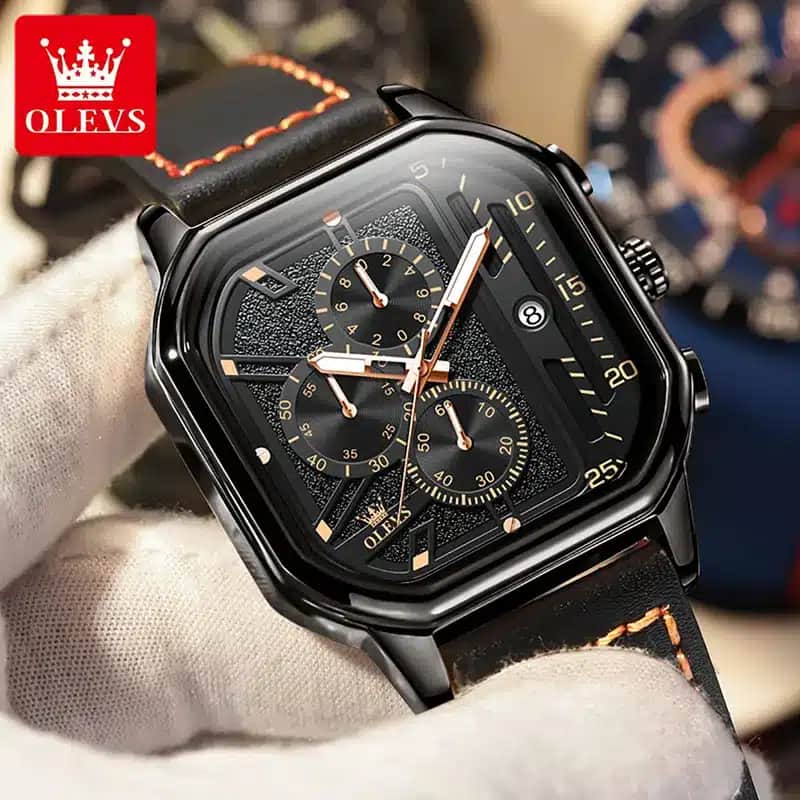 E76K OLEVS 9950 Chronograph Luxury Watch For Men
