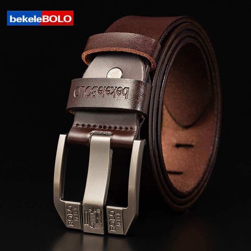 B522 BEKELEBOLO Luxury High-quality Genuine Leather Men's Belt