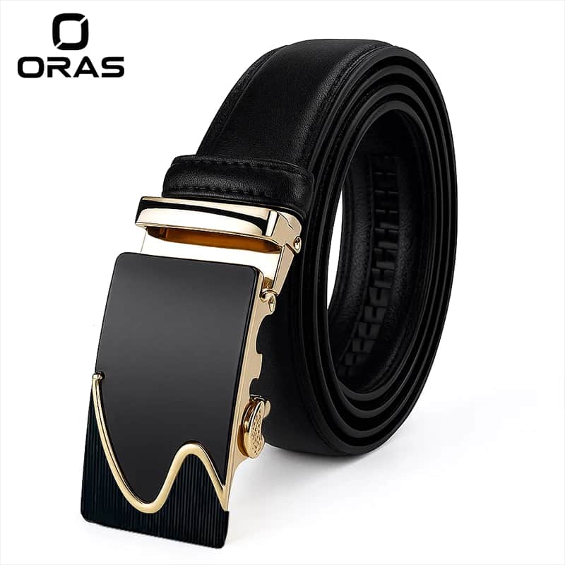 B640 Oras Genuine Leather Automatic Buckle Belt
