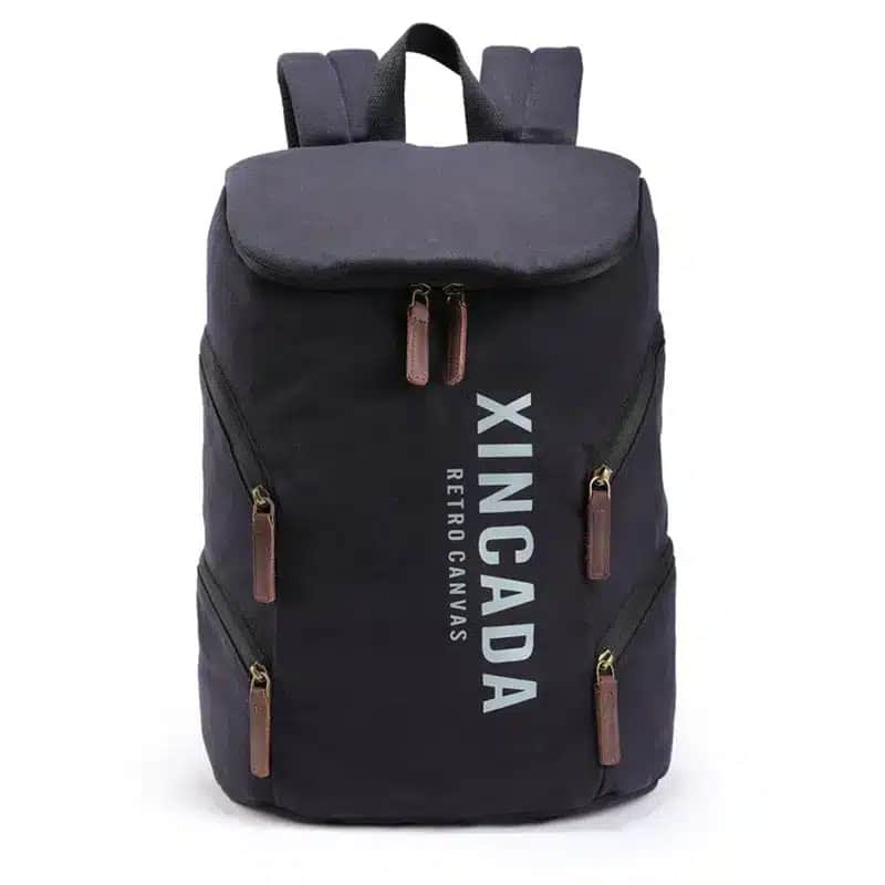 B1010 Canvas Backpack Trendy Street Style