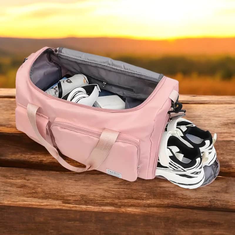 B1041 Versatile Durable Oxford Cloth Duffle Bag with Shoe Compartment