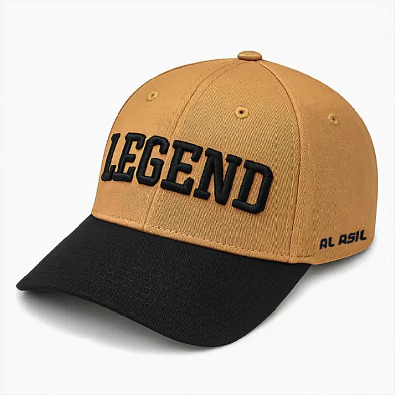 CP1192 Brown & Black Cap with LEGEND Ambrotary text