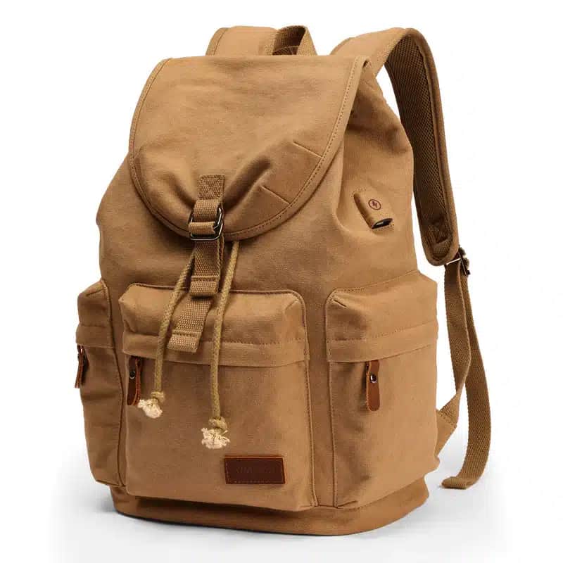 B1033 XINCADA Canvas Travel Backpack: Versatile and Ready for Adventure
