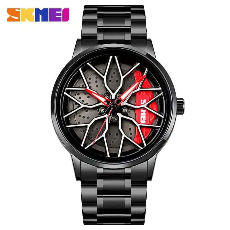 SK87 SKMEI 2191 Rotation Wheel Creative Fashion Watch For Men