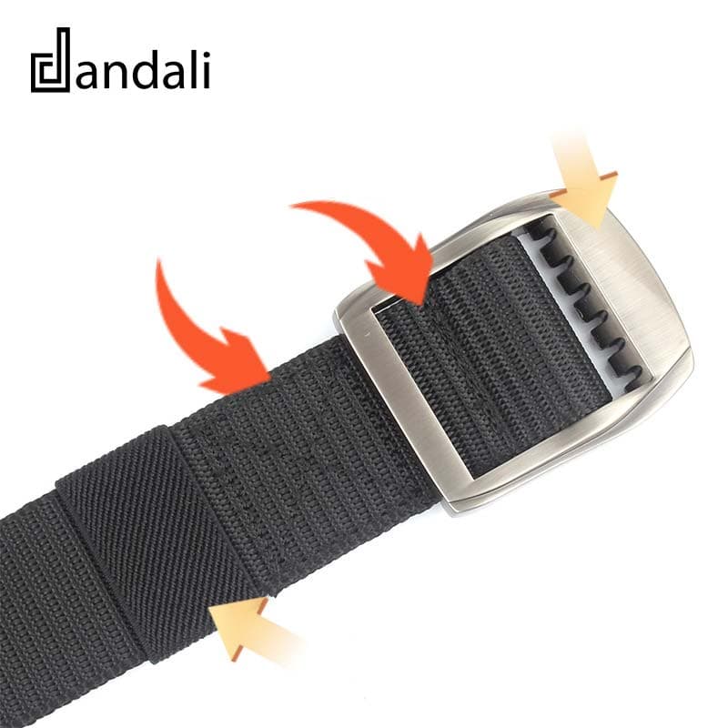 B202 Dandali Canvas Metal Belt