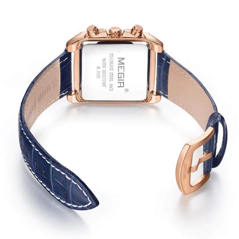 ME3 Megir Rectangle Chronograph