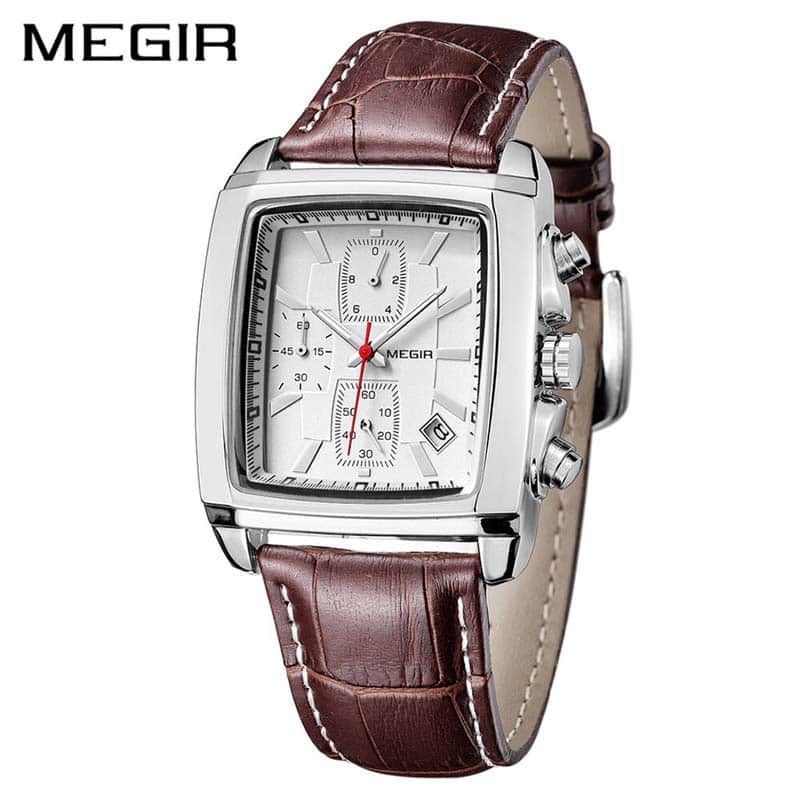 ME2 Megir Rectangle Chronograph