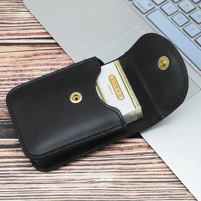R1097 Stylish Genuine Leather Belt Pouch – Cigarette, Cash & Card Holder