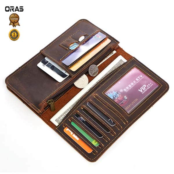 RA48C ORAS Genuine Leather Long Wallet