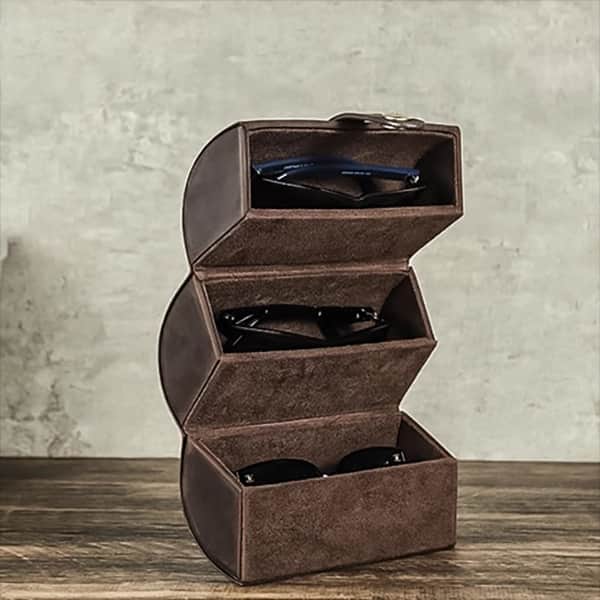 R1091 Handmade 3Pcs Glasses Storage Box