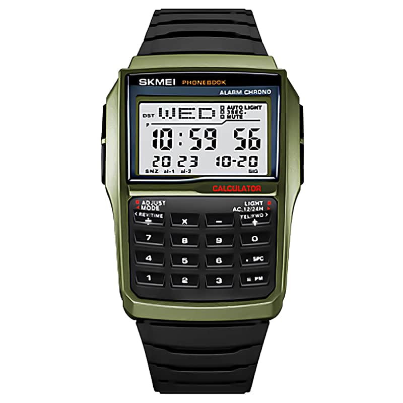 SK101A SKMEI Calculator Design Classic Fashion Watch