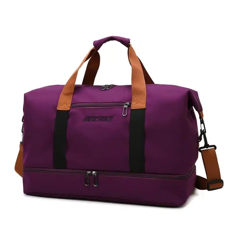 B1027 Versatile Durable Oxford Cloth Duffle Bag with Shoe Compartment