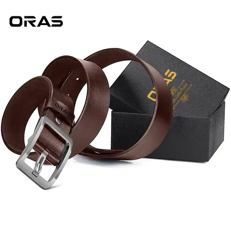 B607 ORAS Genuine Leather Belt for Men