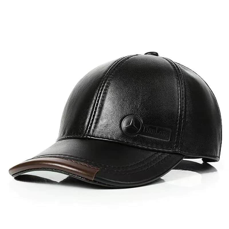 CP1215 Men’s Premium Genuine Leather Baseball Cap