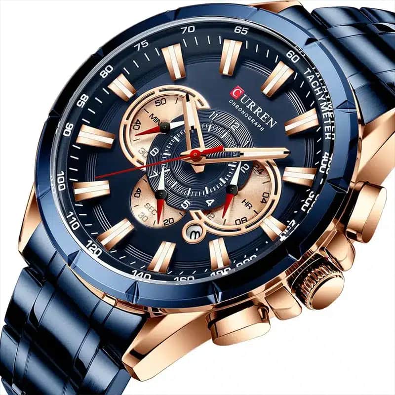 CR35 CURREN 8363 Sports Chronograph Watch For Men