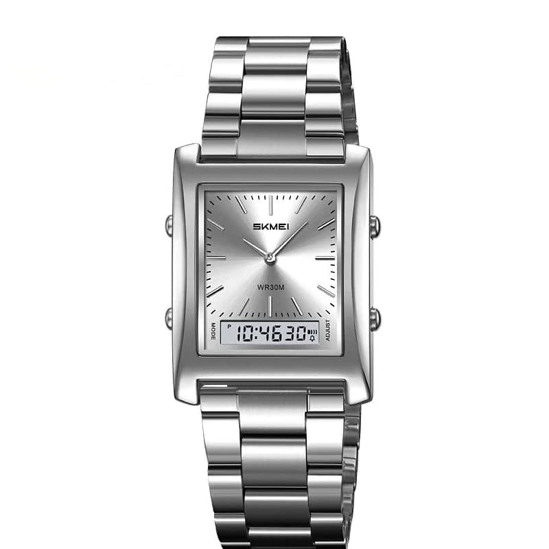 SK123 SKMEI Compact Square Dual Display Watch