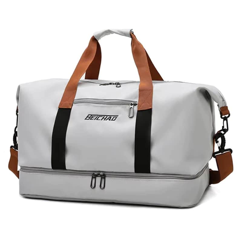 B1034 Versatile Durable Oxford Cloth Duffle Bag with Shoe Compartment