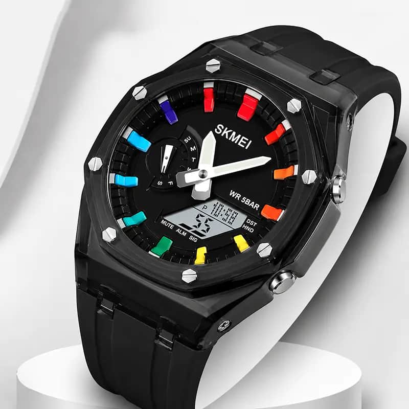 SK108 SKMEI 2100 Men’s Sports – Dual Display Watch