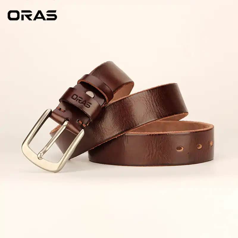 B609 ORAS Genuine Leather Belt for Men