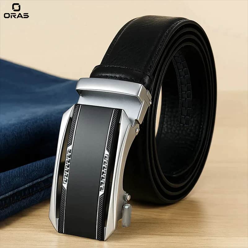 B648 Oras Genuine Leather Automatic Premium Buckle Belt