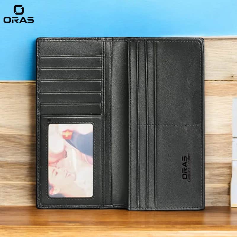 R1088 ORAS Genuine Leather Long Wallet for Men
