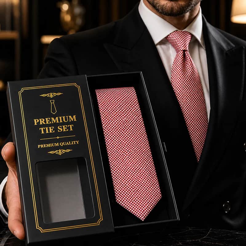 TY40 Premium Quality Red & White Pattern