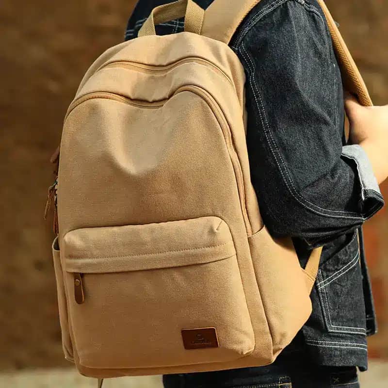 B1007 Large Capacity Canvas Outdoor Backpack
