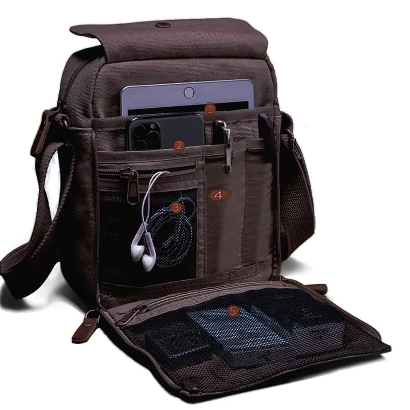 B1048 XINCADA Shoulder Short trip Crossbody bag For Men