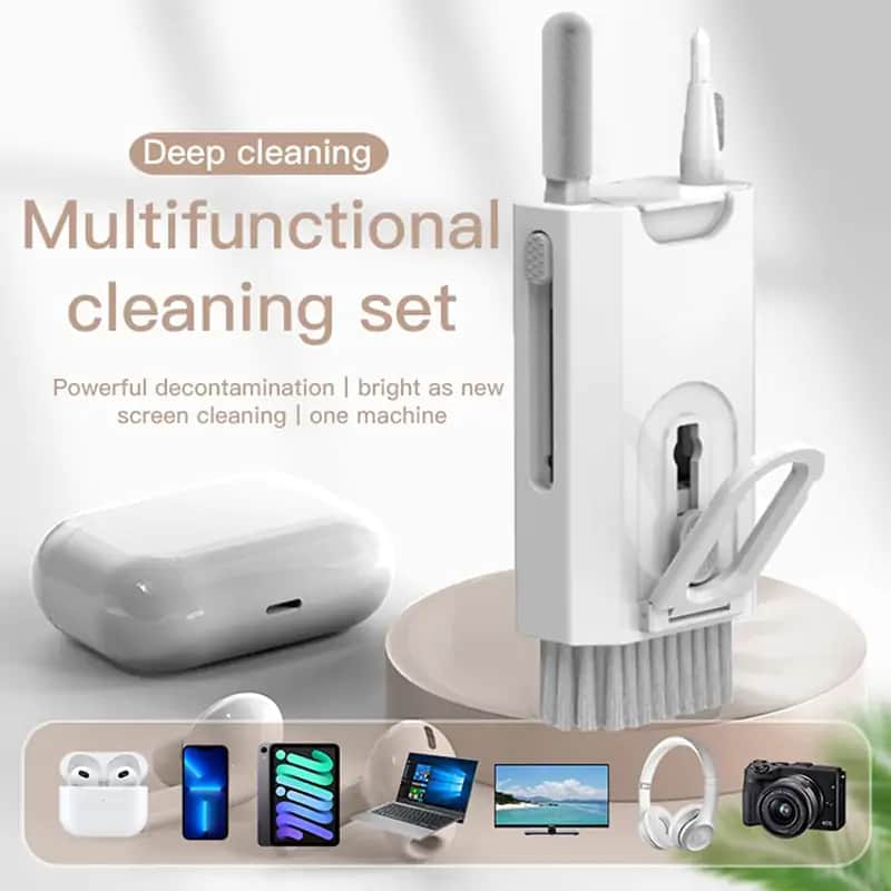 8 in 1 Multifunctional Electronics Cleaning Kit with Spray
