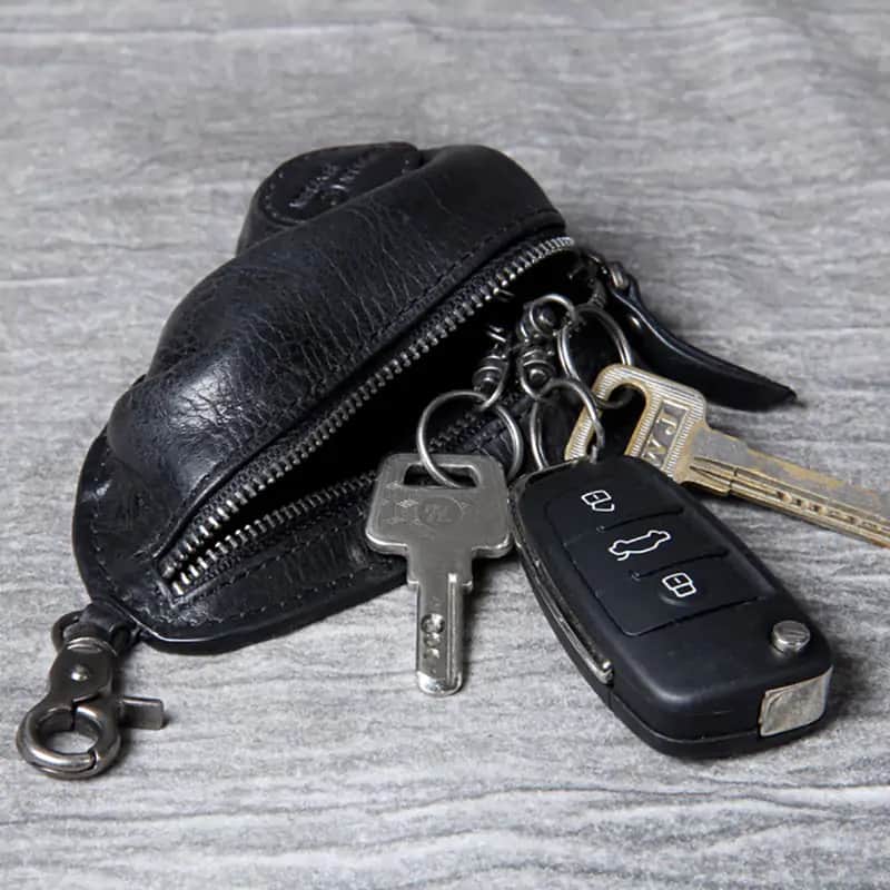 R1031 AETOO Retro Cowhide Key Case: Key & Coin Purse