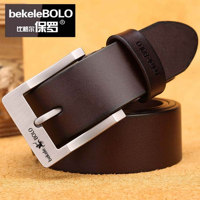 B513 bekeleBOLO Genuine Leather Belt for Men